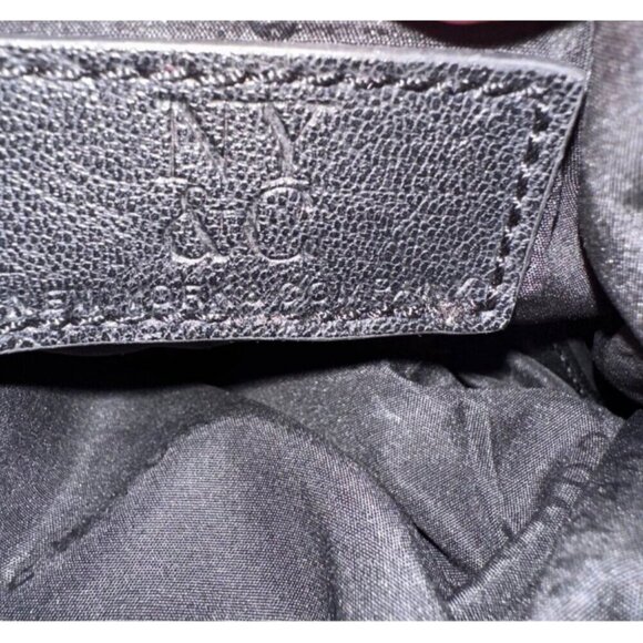 Black Leather Crossbody Tassel Bag W/ Woven Chain Strap - Picture 12 of 12